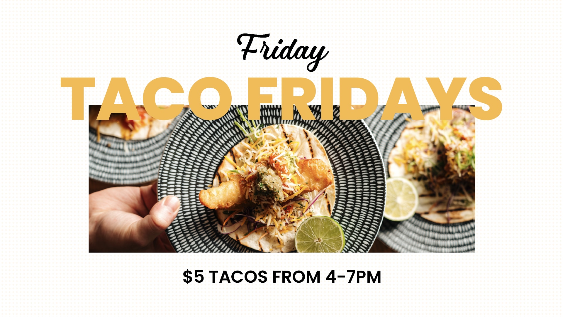 Osborne Rooftop Taco Friday Weekly Specials