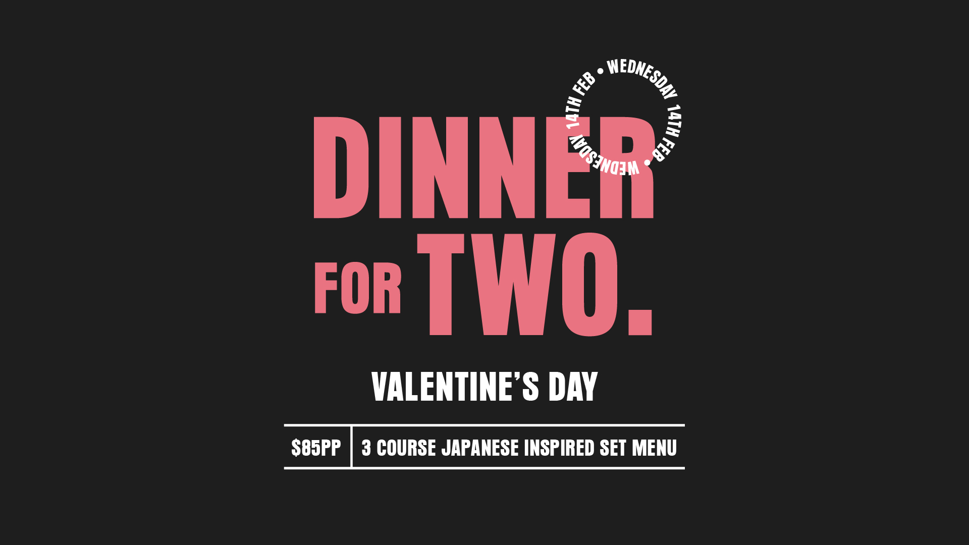 Valentine's Day Dinner The Osborne